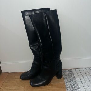Steve Madden Black Heeled Boots